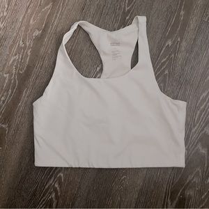 Girlfriend Collective white Paloma Racerback bra size XL